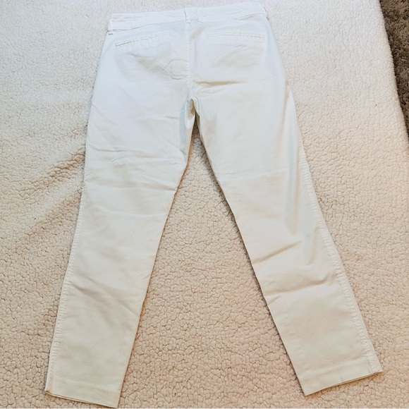 OLD NAVY High-Waisted White Pixie Skinny Ankle Pants - Picture 5 of 6